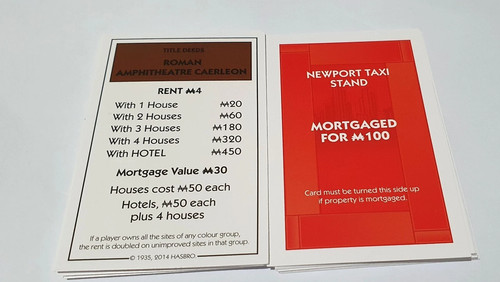 Full set monopoly deed - full, of