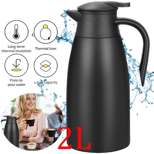 Stainless steel thermos - steel, flask