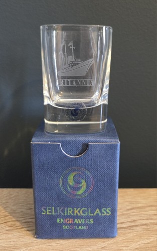 Selkirk glass boxed britannia - selkirk,