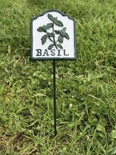 Garden Herb Sign “BASIL”