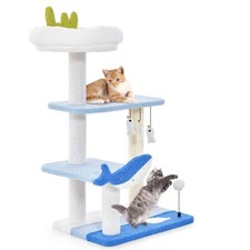 Ocean-themed Cat Tree 3-level