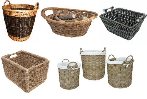 Manor fireside log - manor, baskets