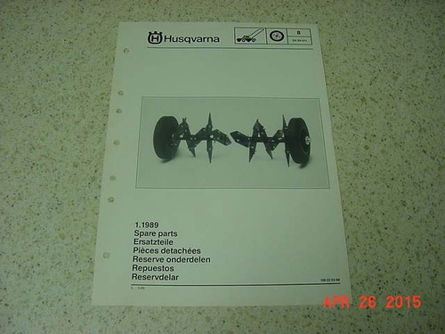 Husqvarna spare parts manual - husqvarna,