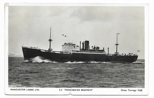 Ship postcard manchester - ship,