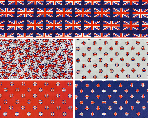 Union jack themed polycotton - jack,