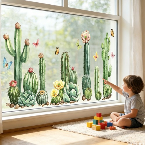 Cacti and fireworks double - and,