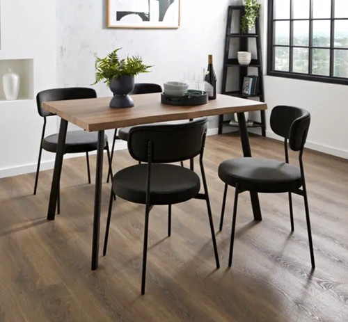 Rectangular wood dining table - rectangular,