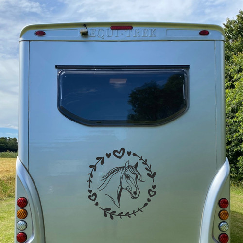 Horse head horsebox - head, trailer