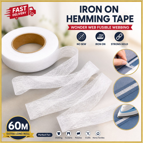 60m iron hemming tape - 60m,
