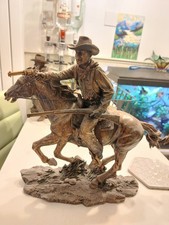 John Wayne Bronzed Statue On