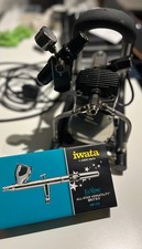 Iwata Eclipse Airbrush + Compressor Kit for Airbrushing and Painting