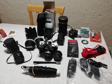 Olympus OM-2n 35mm SLR film Camera Bundle