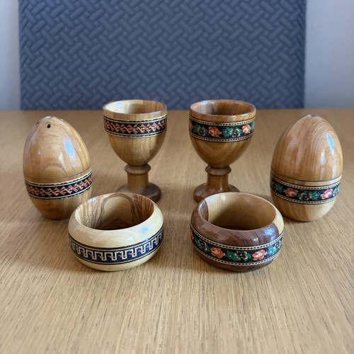 Tunbridge ware breakfast set - breakfast,