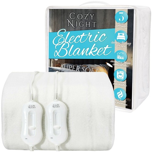 Heated electric blanket - heated,