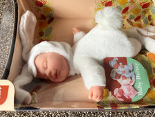 Anne Geddes White Baby Bunny