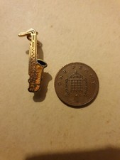 Enamel Saxophone Badge/ Pin/ Brooch