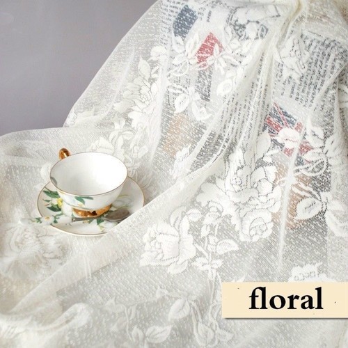 Lace embroidered voile - lace,