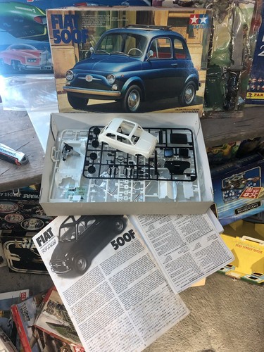 Tamyia fiat 500f plastic model - tamyia,