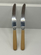 Pair of Vintage Lewis Rose & Co Sheffield steel  butter knives