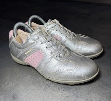 WOMENS ECCO SILVER & PINK