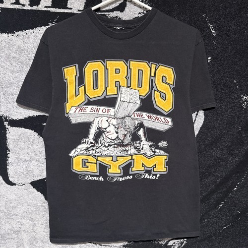 Vintage lord gym jesus t - lord’s,
