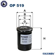 OIL FILTER OP 519 FOR FSO FIAT