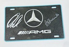 Decorative F1 Formula 1 Mercedes Wall Plaque George Russell Kimi Antonelli Sign