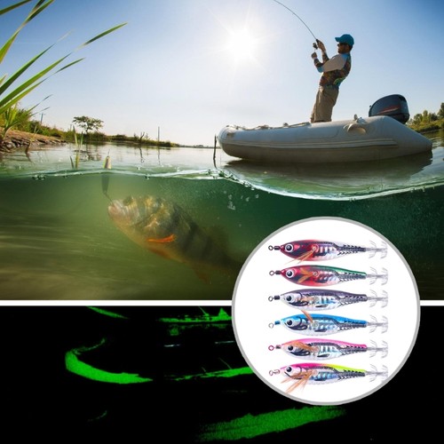 6pcs fishing squid - 6pcs, hard