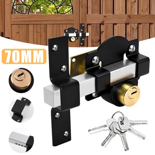 Barn door lock double - door, sided