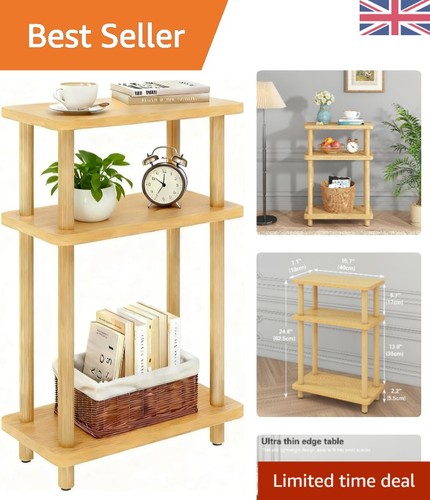 Minimalist tier end table in - 3-tier,
