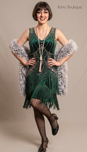 Vintage long fluffy scarf - long,