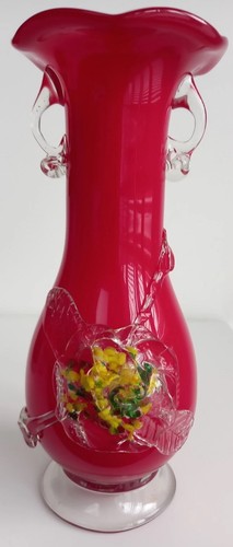 Vintage red glass - red,
