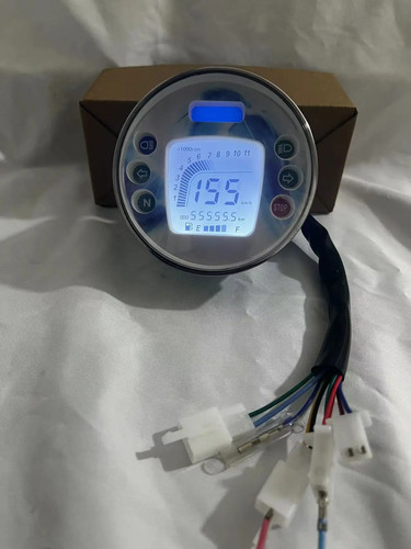 Digital round speedometer - digital,