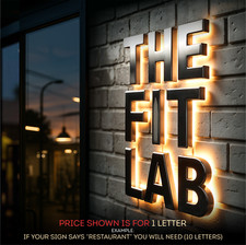 Stainless Steel Channel Letters Sign Business Signs Custom for Indoor & Outdoor