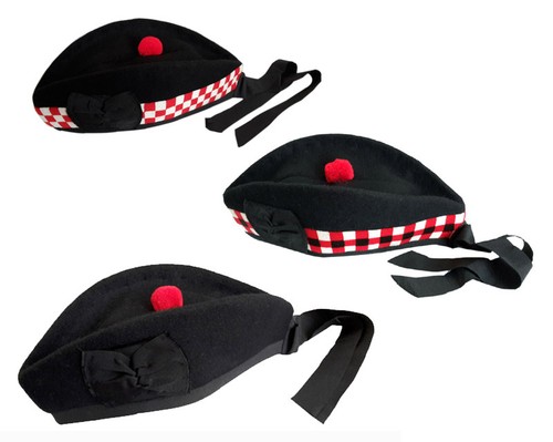 Scottish wool glengarry hat - scottish,