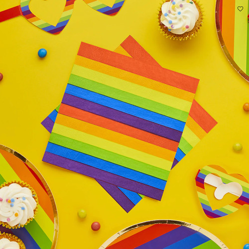 Rainbow party tableware - party,