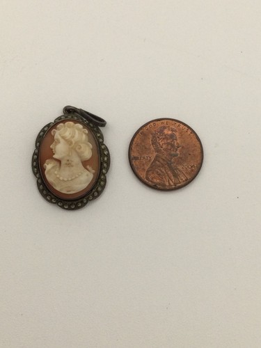 Vintage carved shell cameo - vintage,