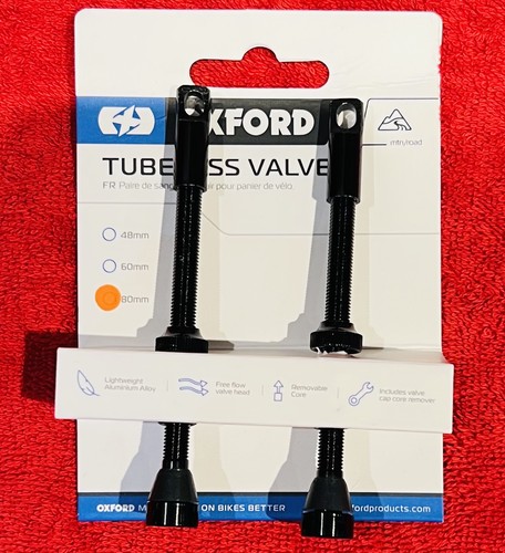 Oxford tubeless valves mm - valves,