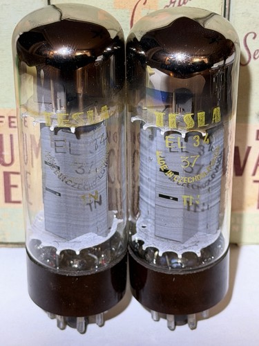Pair vintage tesla brown - pair,