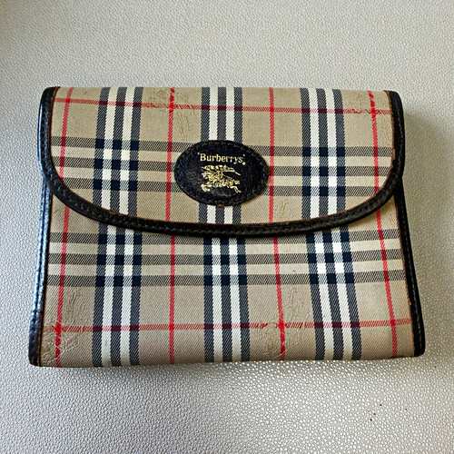 Burberrys check vintage pouch - burberrys,