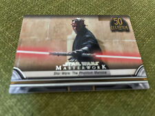 2021 Star Wars Masterwork: Lucasfilm 50th Insert Card LFA-5 Darth Maul