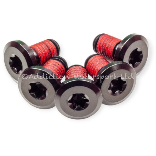 Black titanium rear disc - titanium,