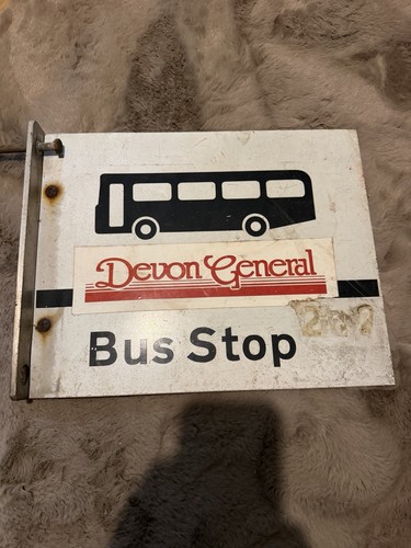 Devon general bus stop sign - general,