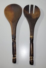 Pair of Hand Carved Salad