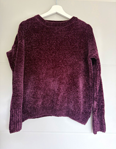Deep plum chenille - deep,