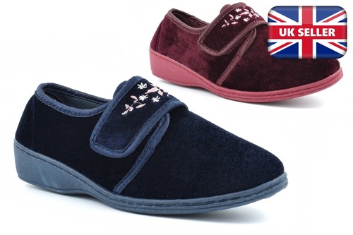 Womens wide fit slippers - fit,