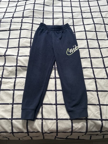 Nike navy tracksuit trousers - navy,