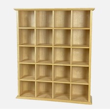 Solid Wooden Light Oak John Lewis CD Storage Rack Holds 240 CDs Sturdy Vintage