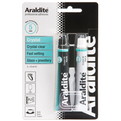 Araldite crystal tubes x - tubes, (2
