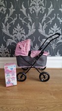 Mamas And Papas Doll Pram With Doll Clothes